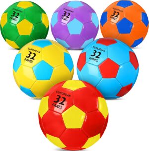 HyDren 6 Pack Soccer Balls Bulk wit...