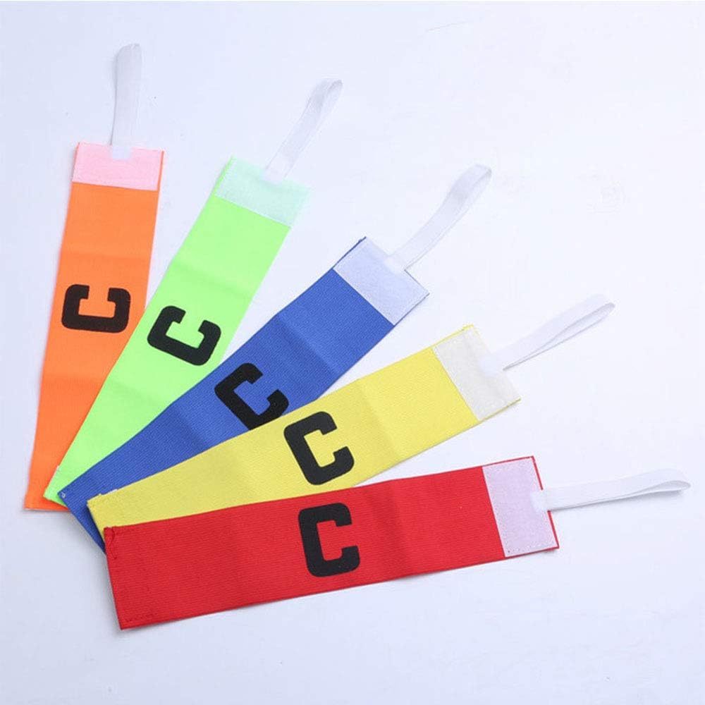 6 Pieces Elastic Soccer Captain Armband Adjustable Football Basketball Player Bands for Adult Youth - Image 4