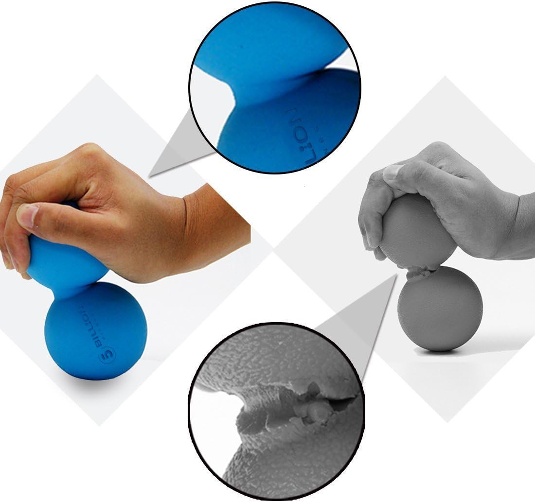 Peanut Massage Ball - Double Lacrosse Massage Ball & Mobility Ball for Physical Therapy - Deep Tissue Massage Tool for Myofascial Release, Muscle Relaxer, Acupoint Massage - Image 4