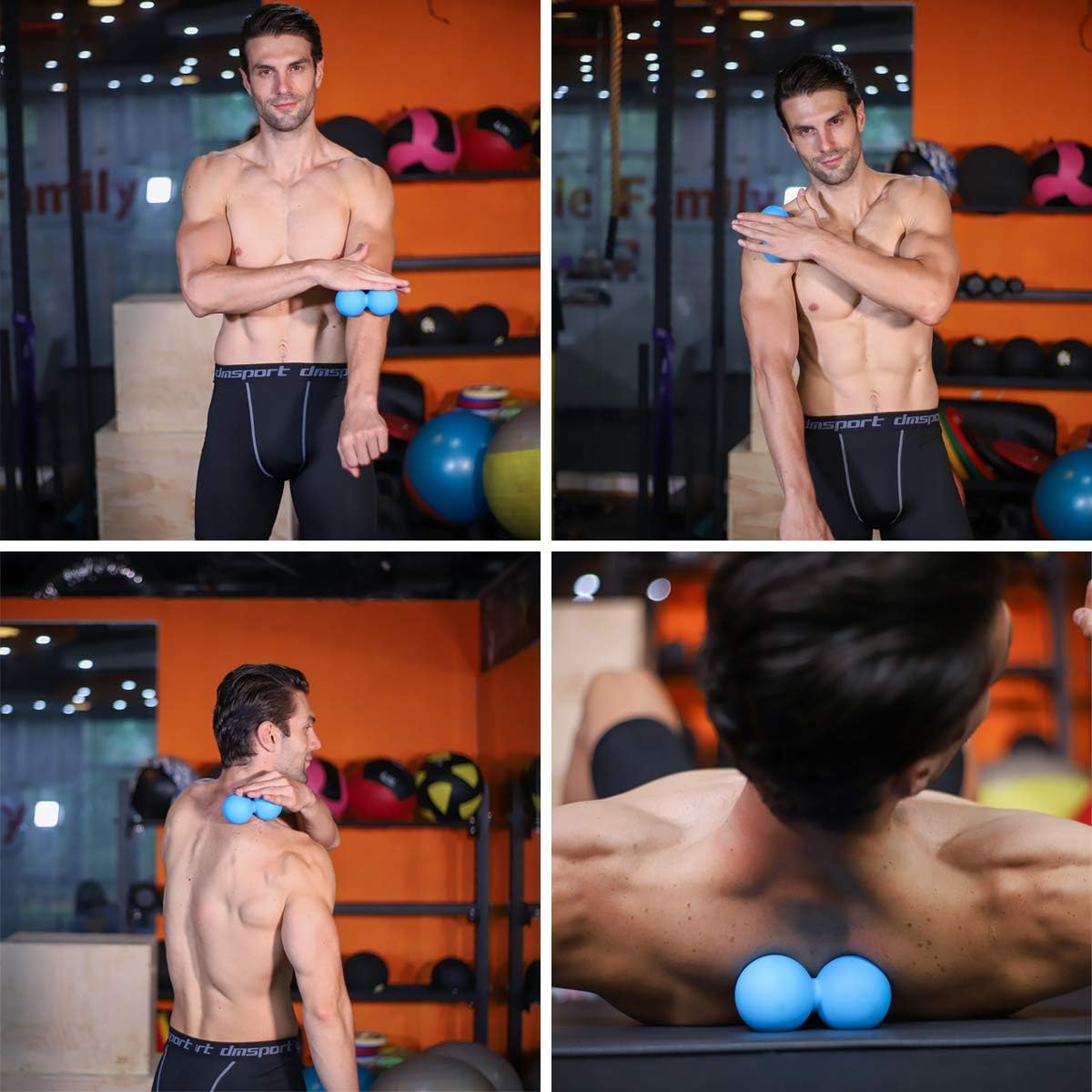 Peanut Massage Ball - Double Lacrosse Massage Ball & Mobility Ball for Physical Therapy - Deep Tissue Massage Tool for Myofascial Release, Muscle Relaxer, Acupoint Massage - Image 6