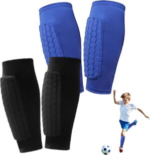 2 Pairs Soccer Shin Guards for Kids...
