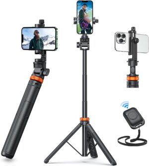 EUCOS 62″ Phone Tripod, Tripo...