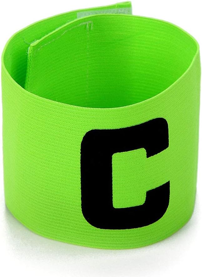 6 Pieces Elastic Soccer Captain Armband Adjustable Football Basketball Player Bands for Adult Youth - Image 2