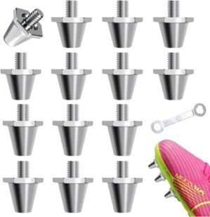 14 Pcs Aluminum Soccer Studs for Ni...