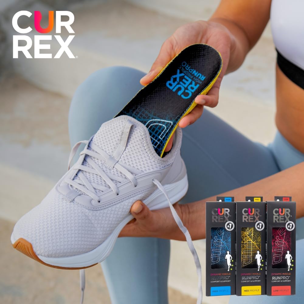 CURREX RunPro Insoles for Running Shoes, Arch Support Inserts to Help Reduce Fatigue, Prevent Injuries, Boost Performance for Men & Women (Low Arch, Size XS) - Image 8