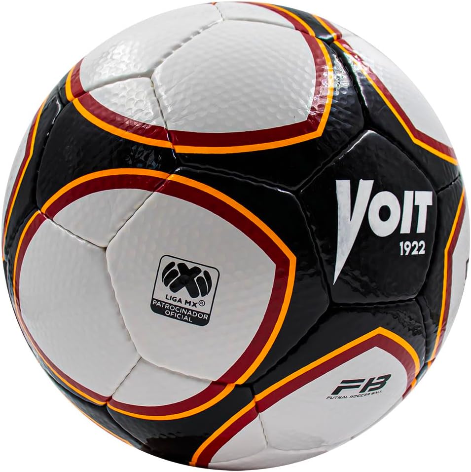 Voit Futsal Ball Size 4 Hand-Stitched with PVC Coating - Futsal Balls with Optimized Dead Bounce, Wear-Resistant Coating & Regulation Weight for Competitive Play - Unisex Football for All Skill Levels - Image 2