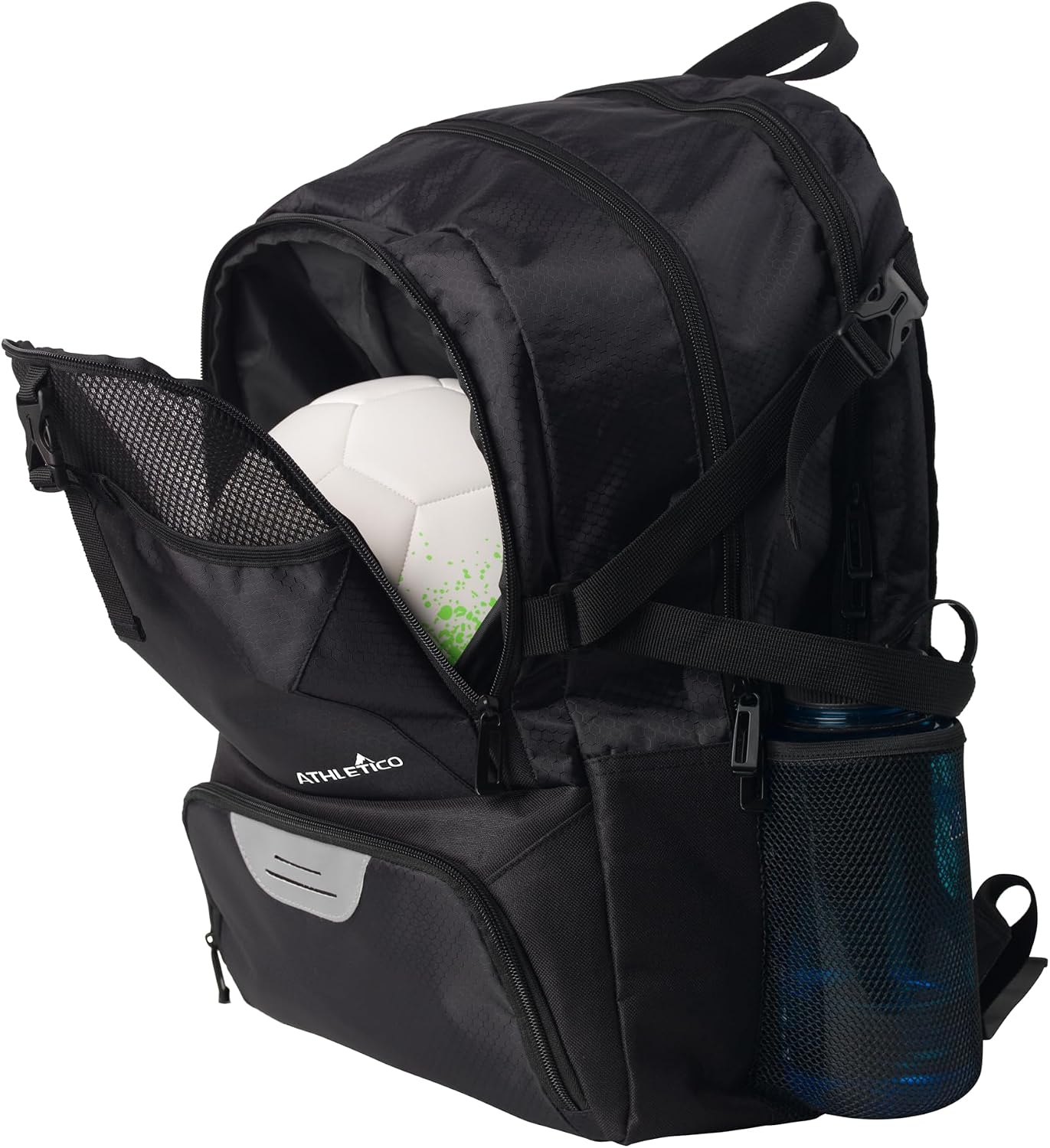 Athletico National Soccer Bag - Backpack for Soccer, Basketball & Football Includes Separate Cleat and Ball Holder - Image 6