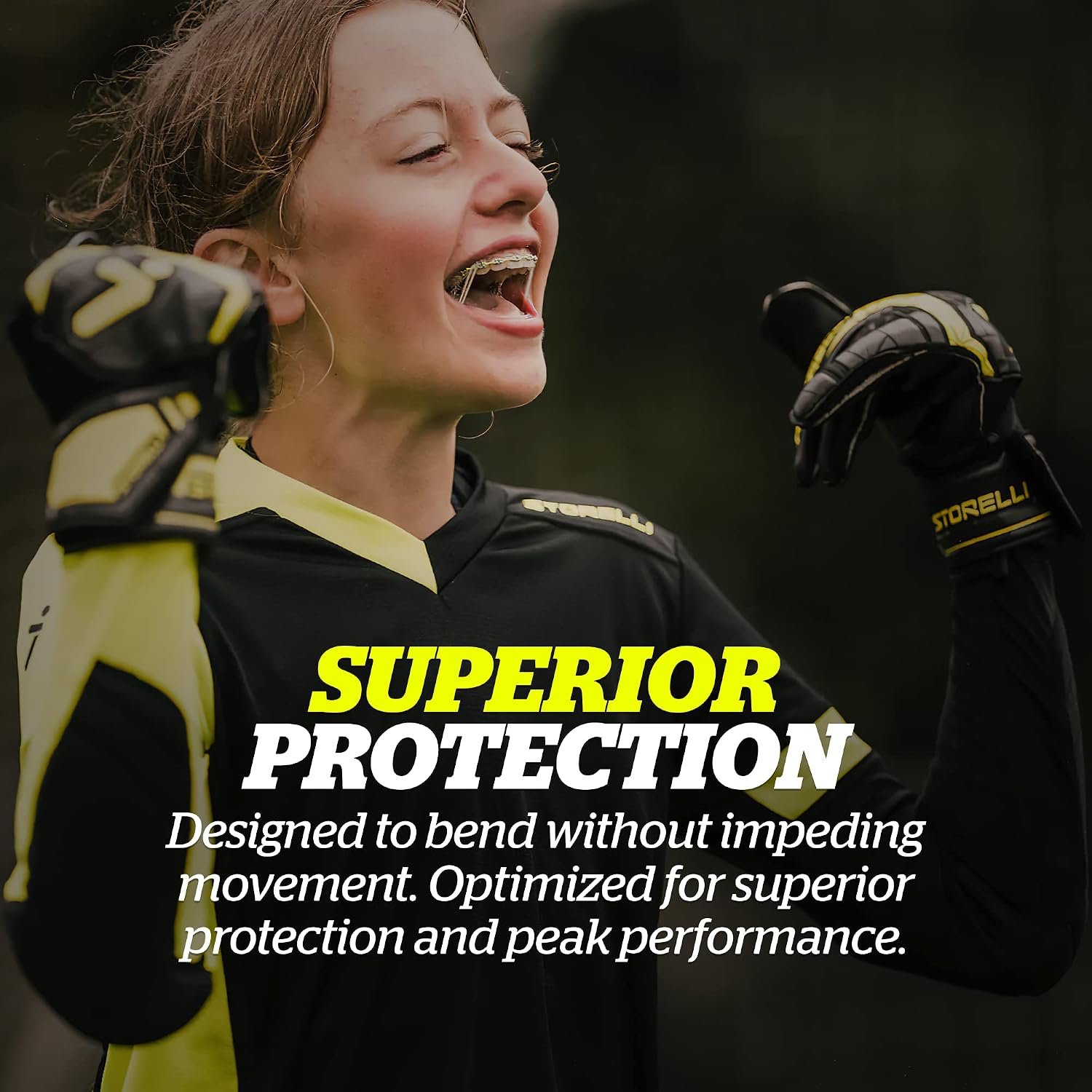 Storelli ExoShield Gladiator Goalkeeper Jersey, High-Impact Protection, Sweat-Wicking, Breathable Athletic Shirt for Soccer - Image 3