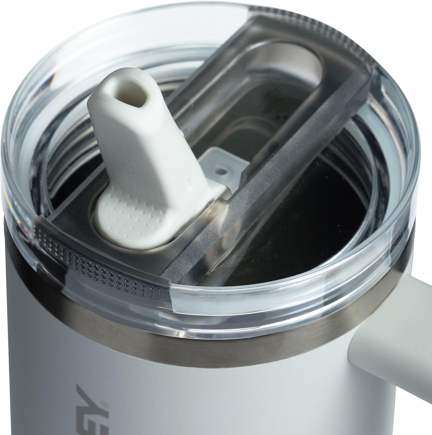 STANLEY Quencher ProTour Flipstraw Tumbler, 30 oz, Frost | Built-In Straw & Handle | Cupholder Compatible for Travel | Leakproof Insulated Stainless Steel Cup | BPA-Free - Image 2