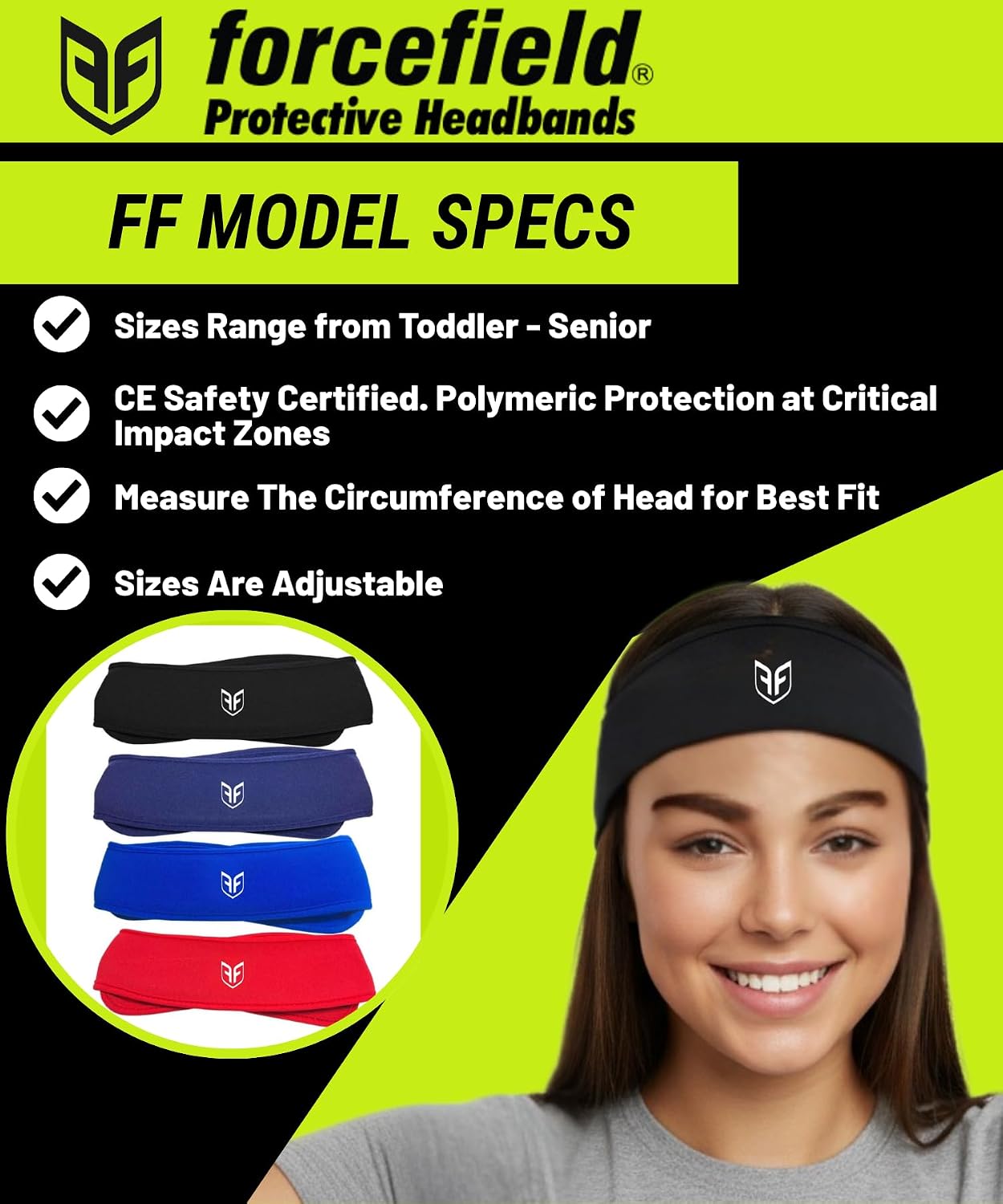 Protective Headgear for Teens and Adults Ultra Protective Headband by Forcefield - Image 3