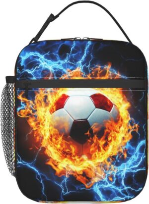 Soccer Lunch Box for Kids Boys Girl...