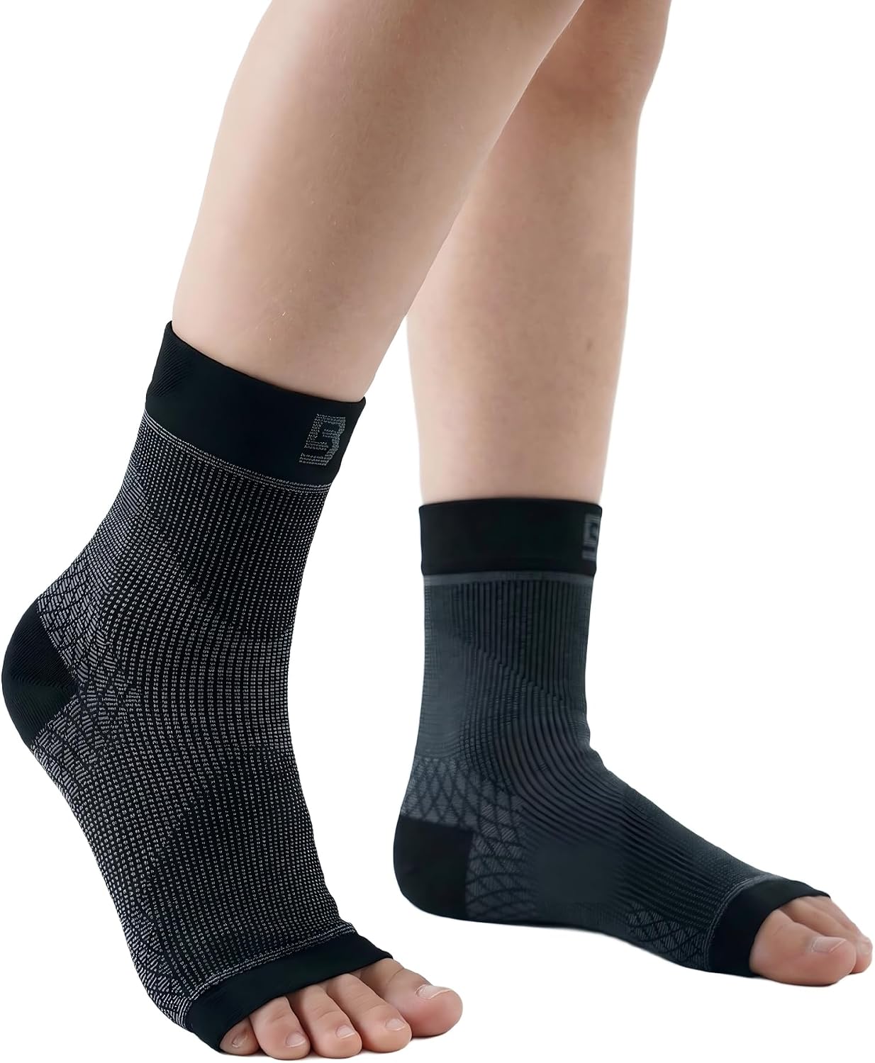 NMK Kids Compression Ankle Brace Youth Ankle Support Sleeve for Arthritis Boys Girls Basketball Soccer Running(1 Pair)