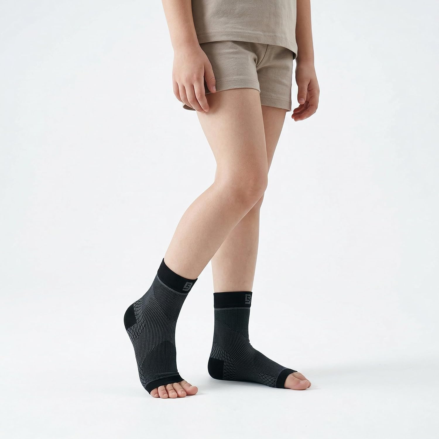 NMK Kids Compression Ankle Brace Youth Ankle Support Sleeve for Arthritis Boys Girls Basketball Soccer Running(1 Pair) - Image 6