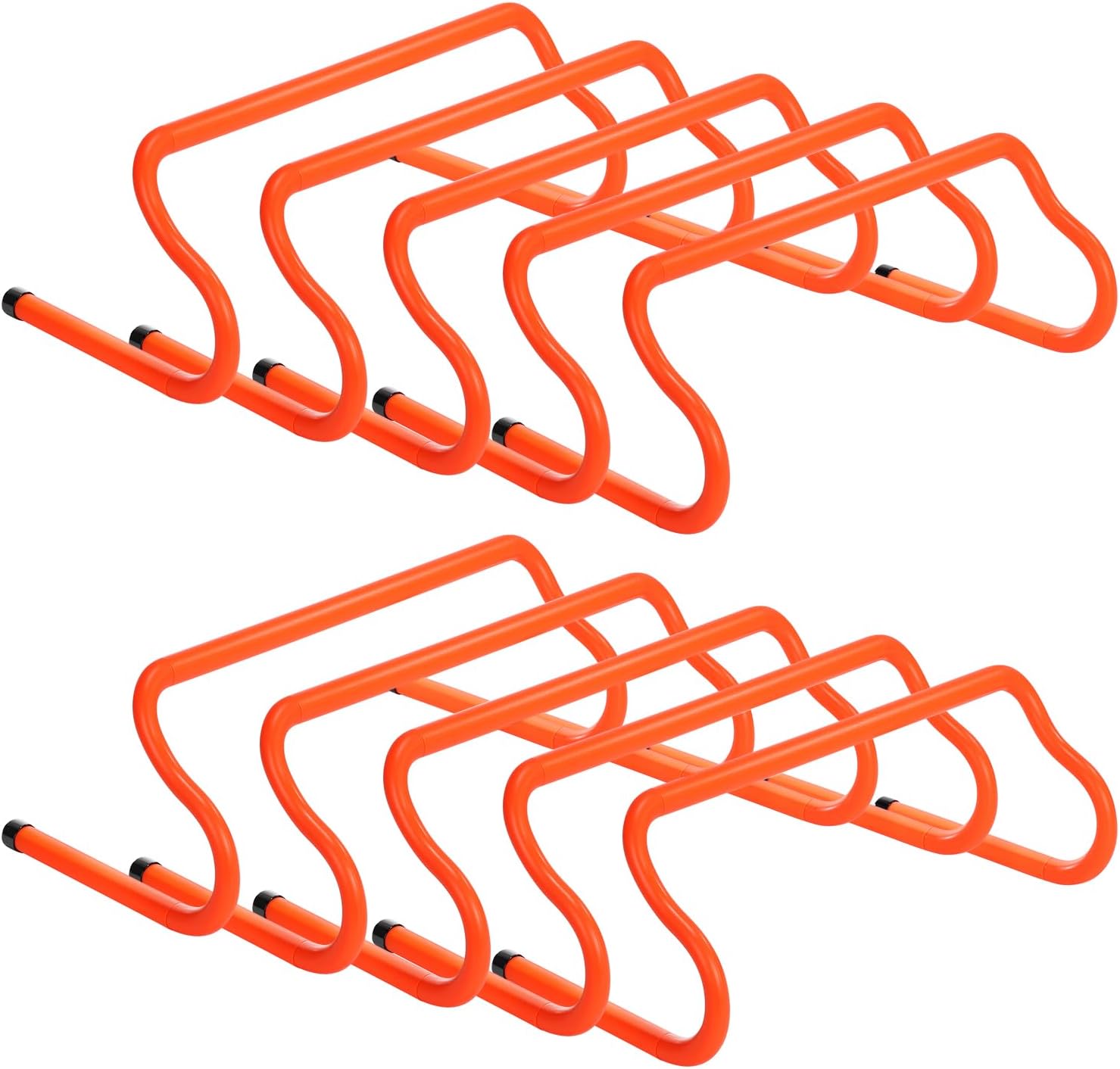 GHB Agility Hurdles 8" Speed Agility Training Hurdles | Detachable Sturdy Hurdles Training Equipment Set with Carry Bag for Kids,Athletes,Soccer,Basketball - Image 9
