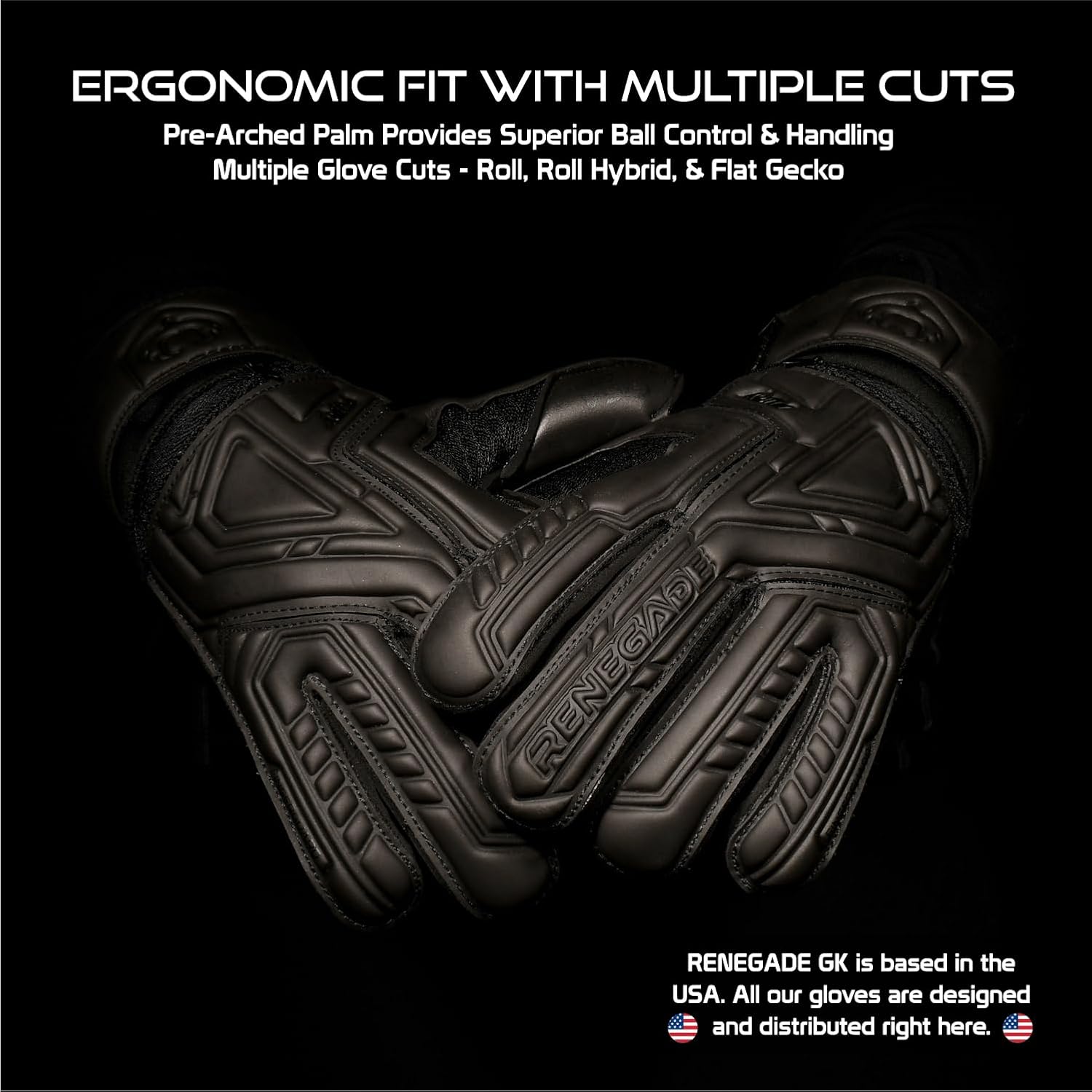 Renegade GK Fury Goalie Gloves with Microbe-Guard - Adult, Youth, Kids (Sizes 6-11) Pro-Tek Fingersaves & 4+3MM Giga Grip | High Performance Pro-Level Goalkeeper Glove | Based in USA - Image 5