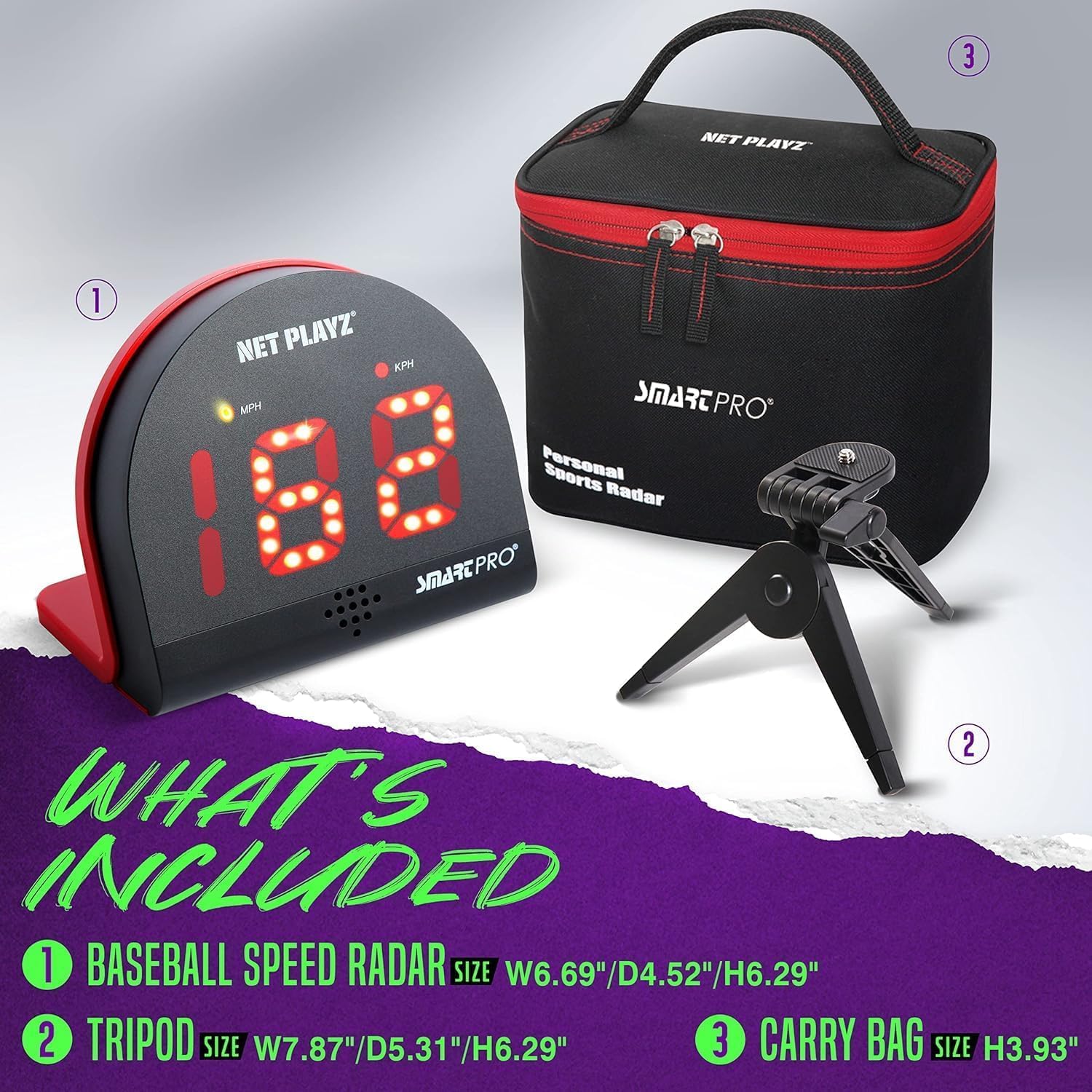 Soccer Gfits Training Equipment & Gear - Radars, Speed Sensors (Hands-Free) Radar Guns, Shooting Speed Guns for Soccer Players - Image 3