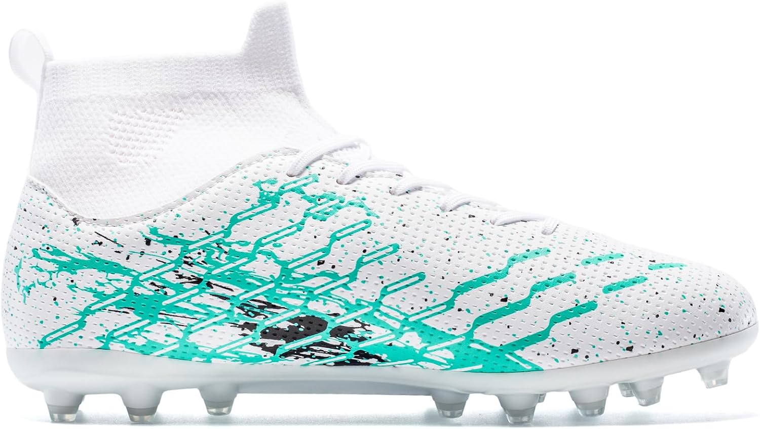 Unisex Soccer Cleats Lightweight No-Tie Lacing System Multi-Surface Football Shoes with Ankle Support for Beginners to Advanced Players - Image 6