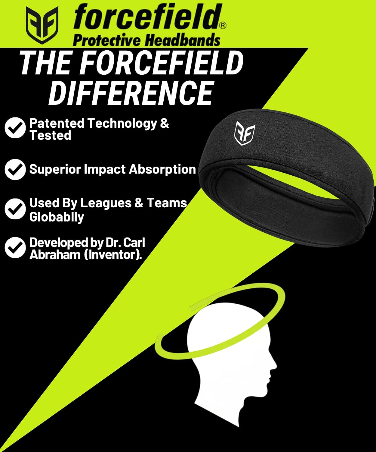 Protective Headgear for Teens and Adults Ultra Protective Headband by Forcefield - Image 2