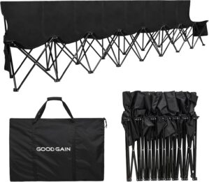 G GOOD GAIN Portable Soccer Bench,T...