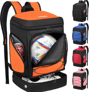 Soccer Backpack,Soccer Bag with Bal...