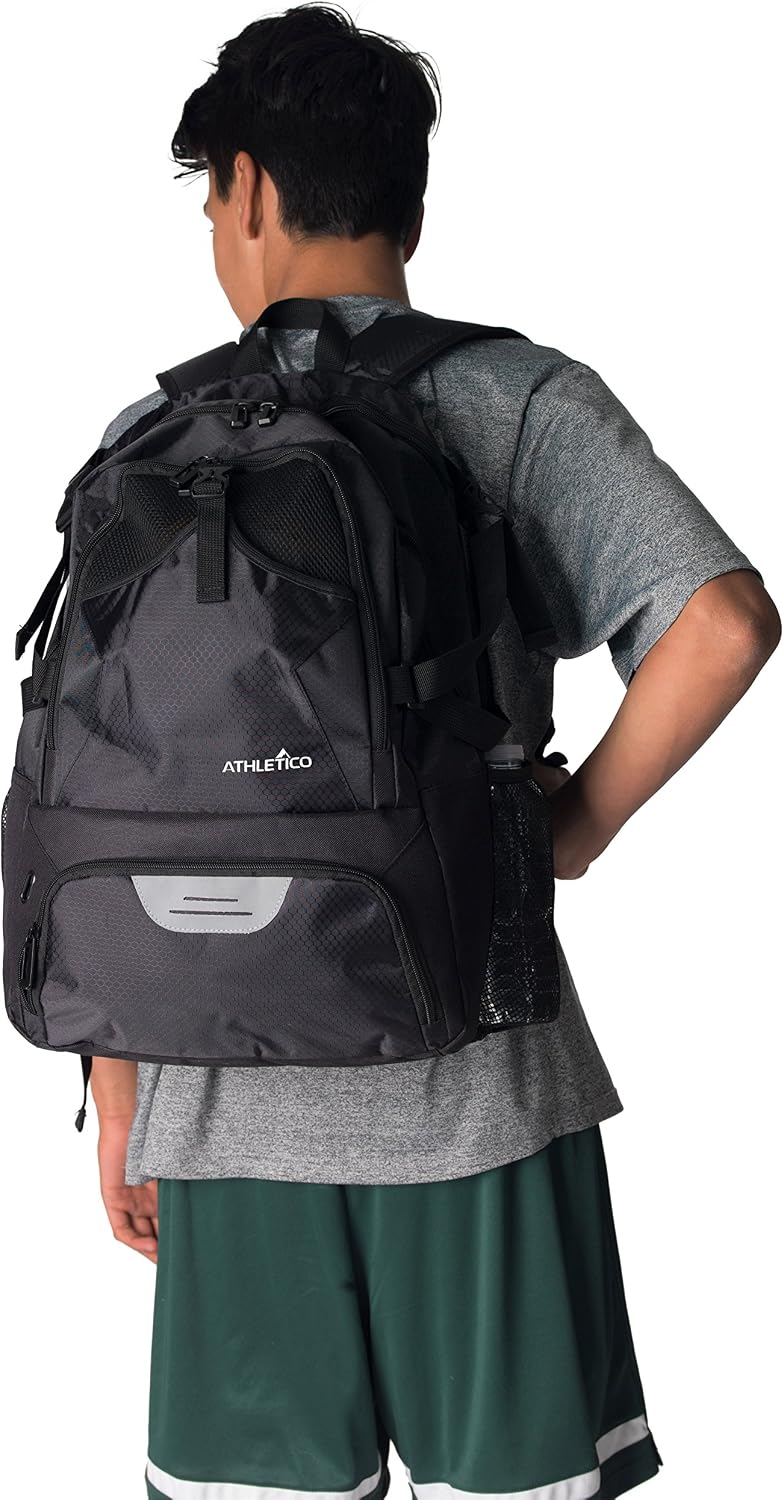 Athletico National Soccer Bag - Backpack for Soccer, Basketball & Football Includes Separate Cleat and Ball Holder - Image 4