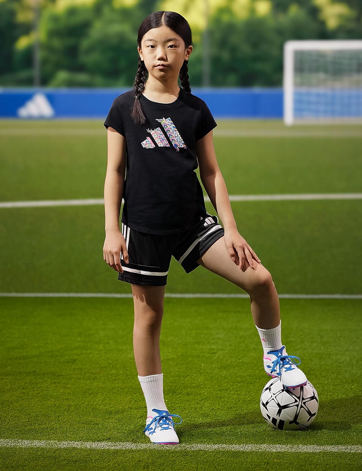 adidas Kids’ Goletto Ix Firm Ground/Multi Ground Soccer Cleat - Image 2