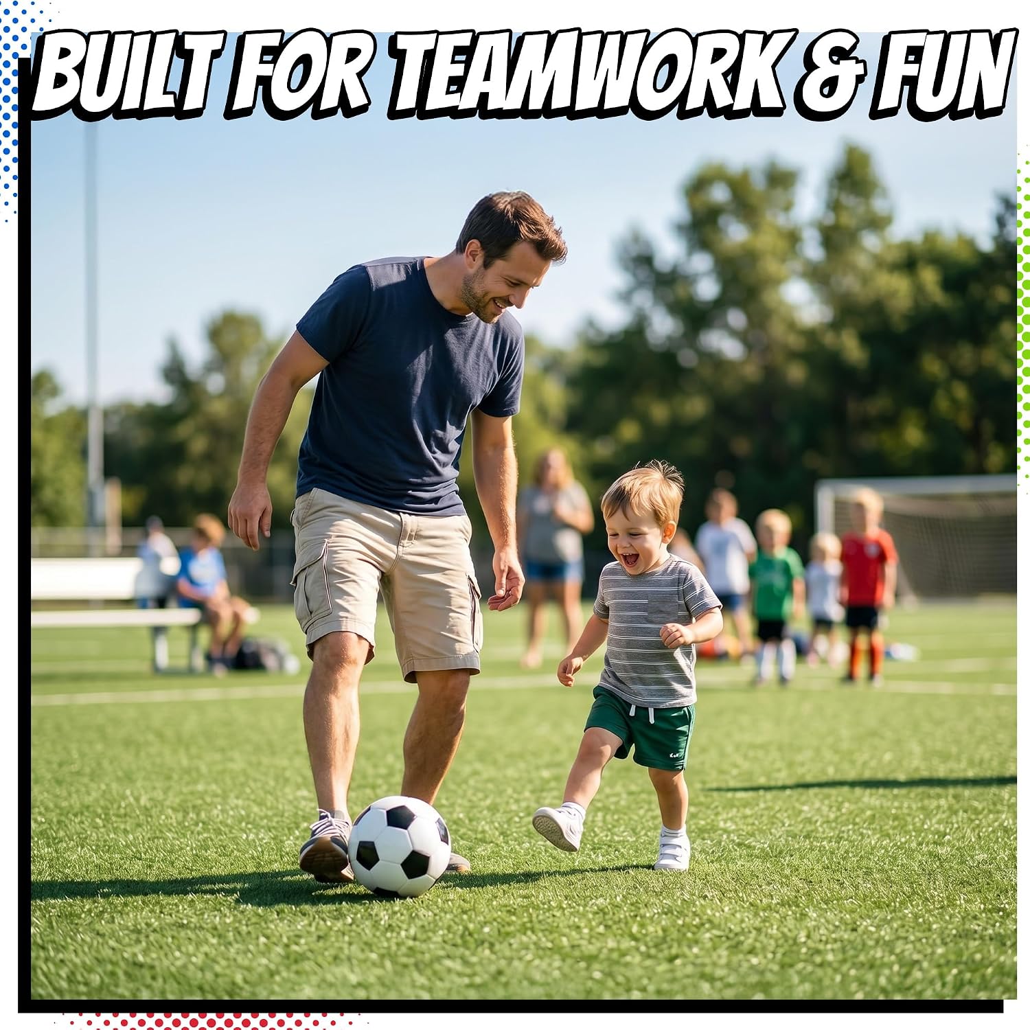PlayBolt Black & White Soccer Balls - Sizes 2, 3, 4, 5 for Kids, Toddlers & Adults - Pack of 1 or 4 with Pump - Image 7
