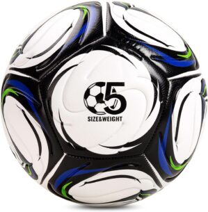 Soccer Ball Size 5 with Pump, Durab...
