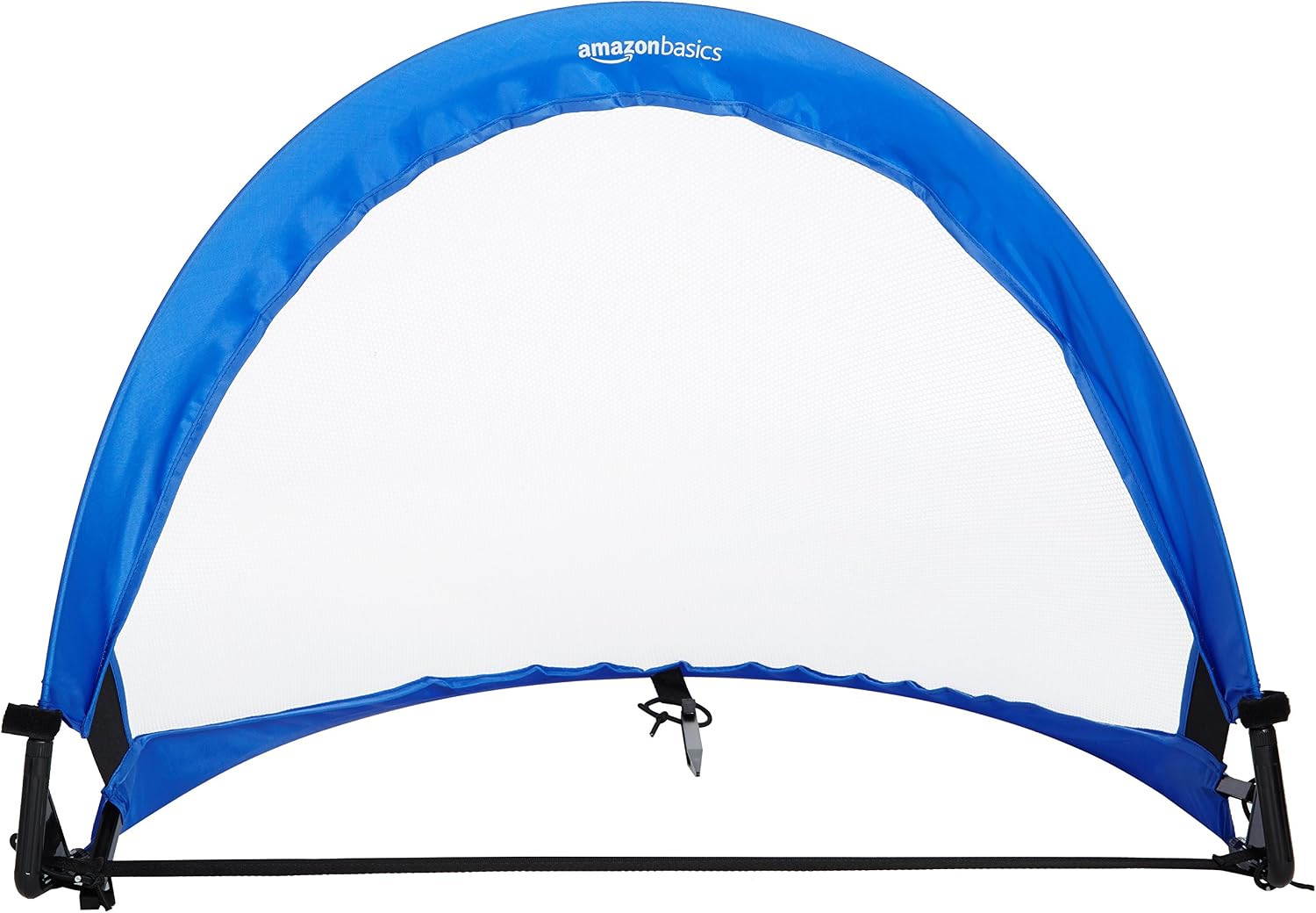 Amazon Basics Portable Pop Up Soccer Goal Set for Kids, Training Equipment, Outdoor Sports Games, Backyard Soccer, Blue, 2-Pack - Image 3