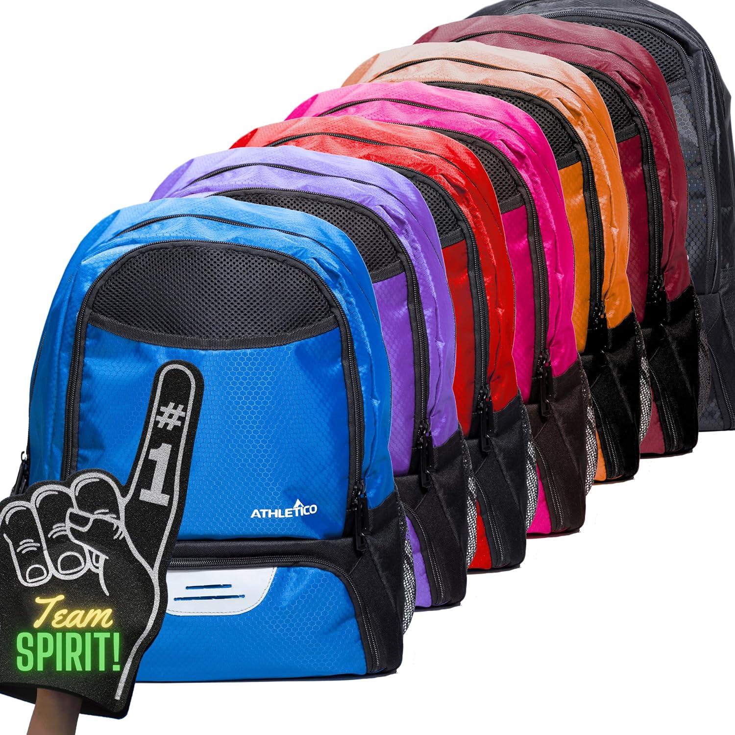 Athletico Youth Soccer Bag - Soccer Backpack & Bags for Basketball, Volleyball & Football | Includes Separate Cleat and Ball Compartment - Image 5