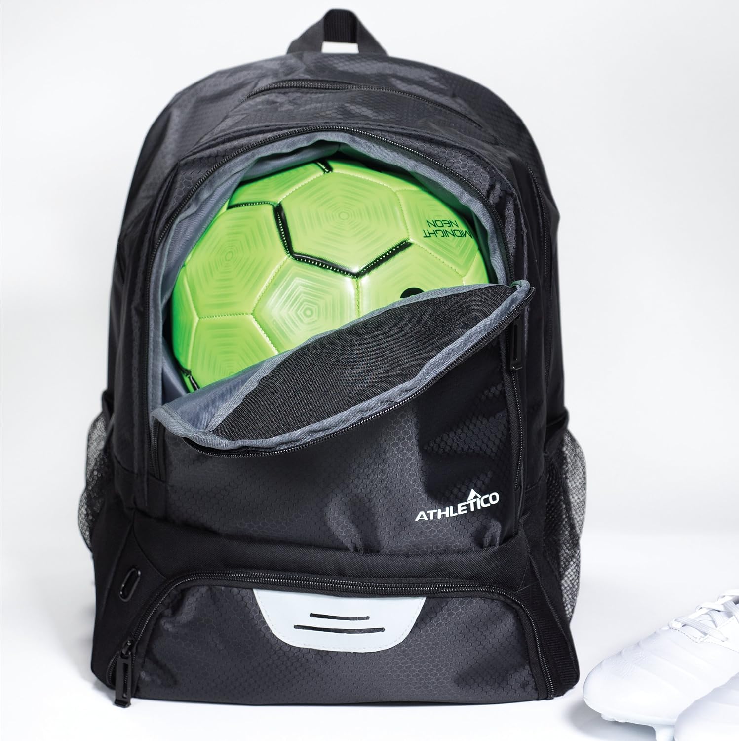 Athletico Youth Soccer Bag - Soccer Backpack & Bags for Basketball, Volleyball & Football | Includes Separate Cleat and Ball Compartment - Image 7