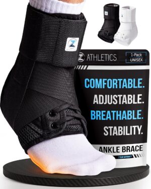 Reinforced Lace Up Ankle Brace for ...
