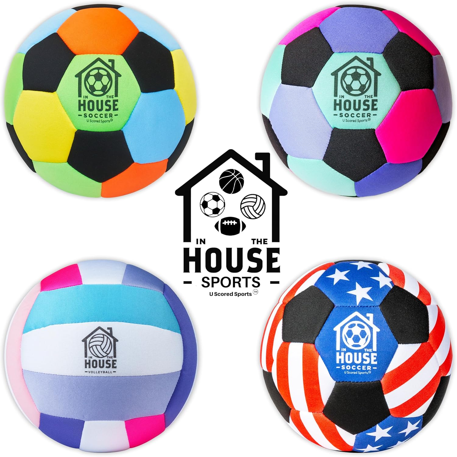 in The House Soft Indoor Volleyball for Boys & Girls (Ages 3+) – Realistic Feel - Training Ball for Indoor Play - Bring Vball Practice Home - Great Gift for Any Volleyball Player - Image 6
