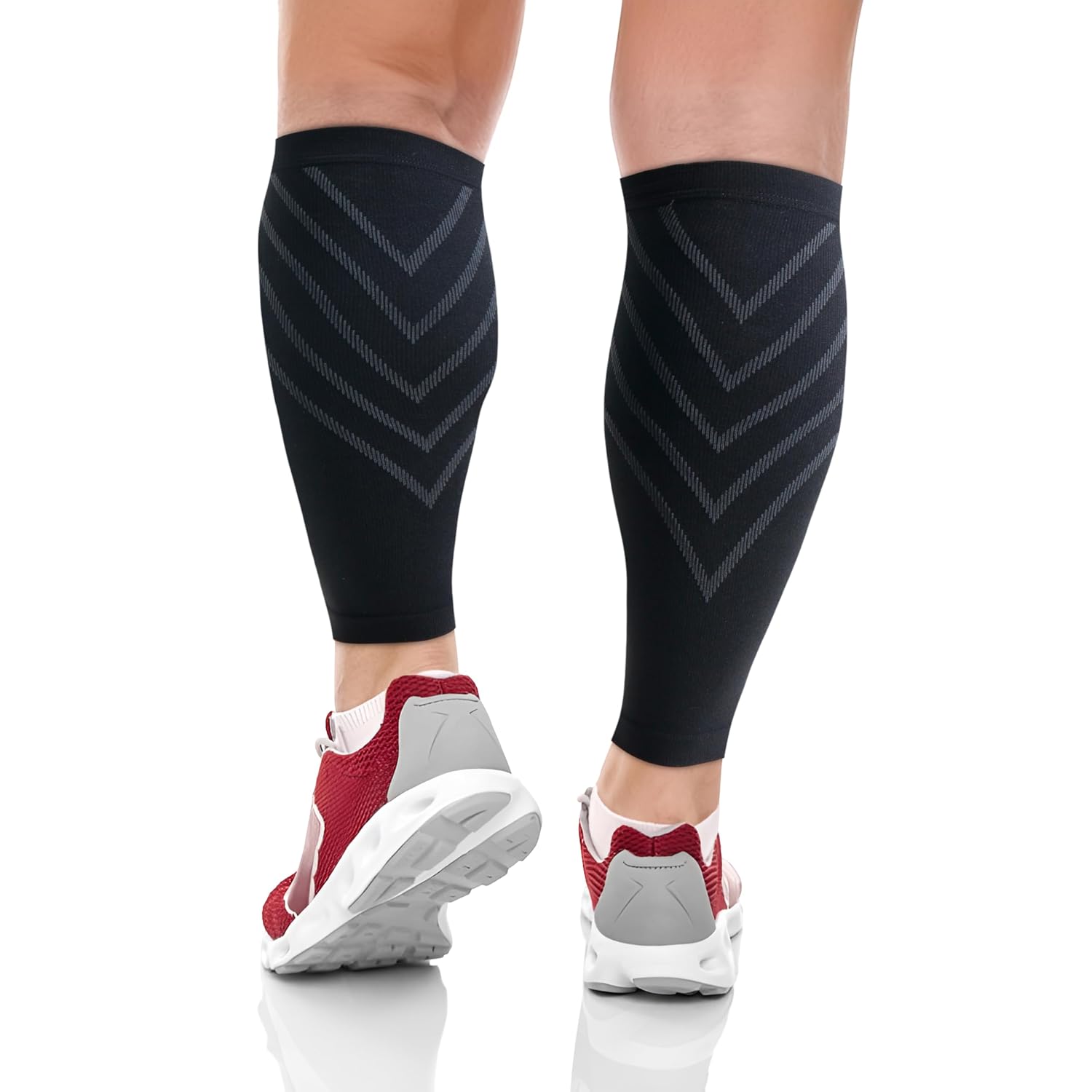 CopperJoint Calf Compression Sleeve for Men & Women Small Black-Firm Snug Fit Support for Shin Splints, Cramps, Varicose Veins-Copper Infused Nylon Pull-On Leg Sleeve for Sports & Daily Wear - Image 7