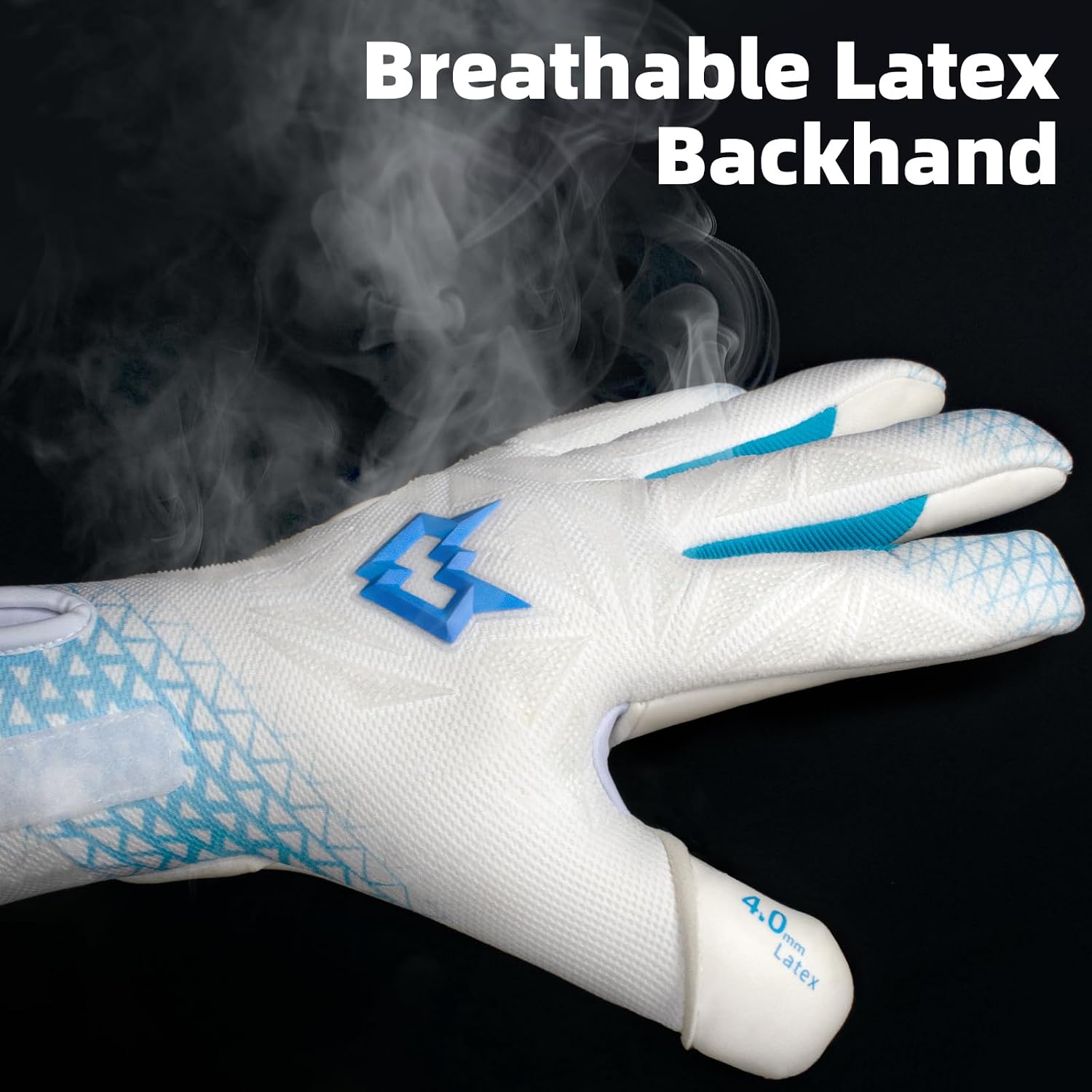Professional Goalkeeper Gloves for Adults and Youth Soccer Goalie Gloves Breathable Soccer Gloves High Performance Guantes De Portero with 4+3mm Sticky Super Grip Latex Palm - Image 6
