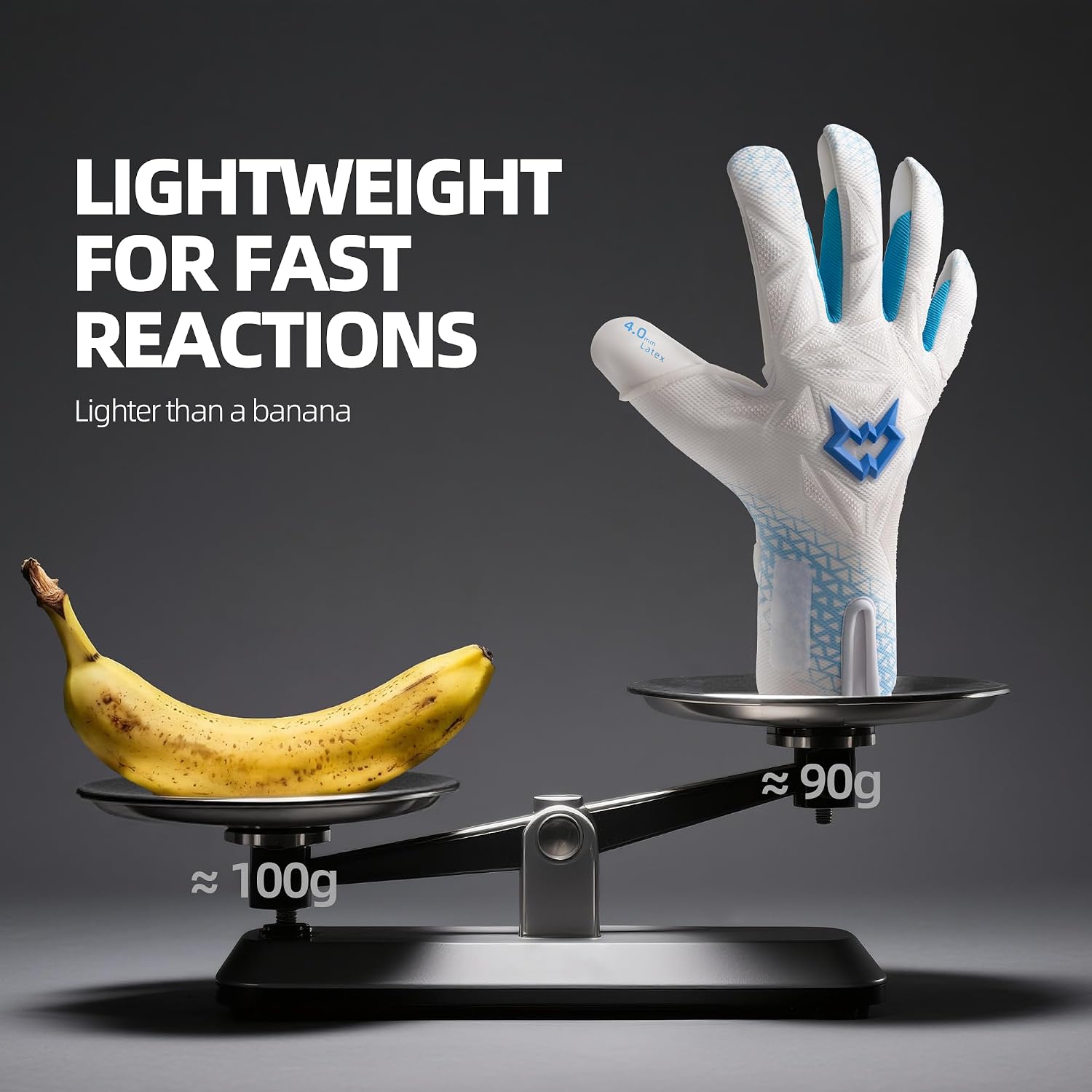 Professional Goalkeeper Gloves for Adults and Youth Soccer Goalie Gloves Breathable Soccer Gloves High Performance Guantes De Portero with 4+3mm Sticky Super Grip Latex Palm - Image 7