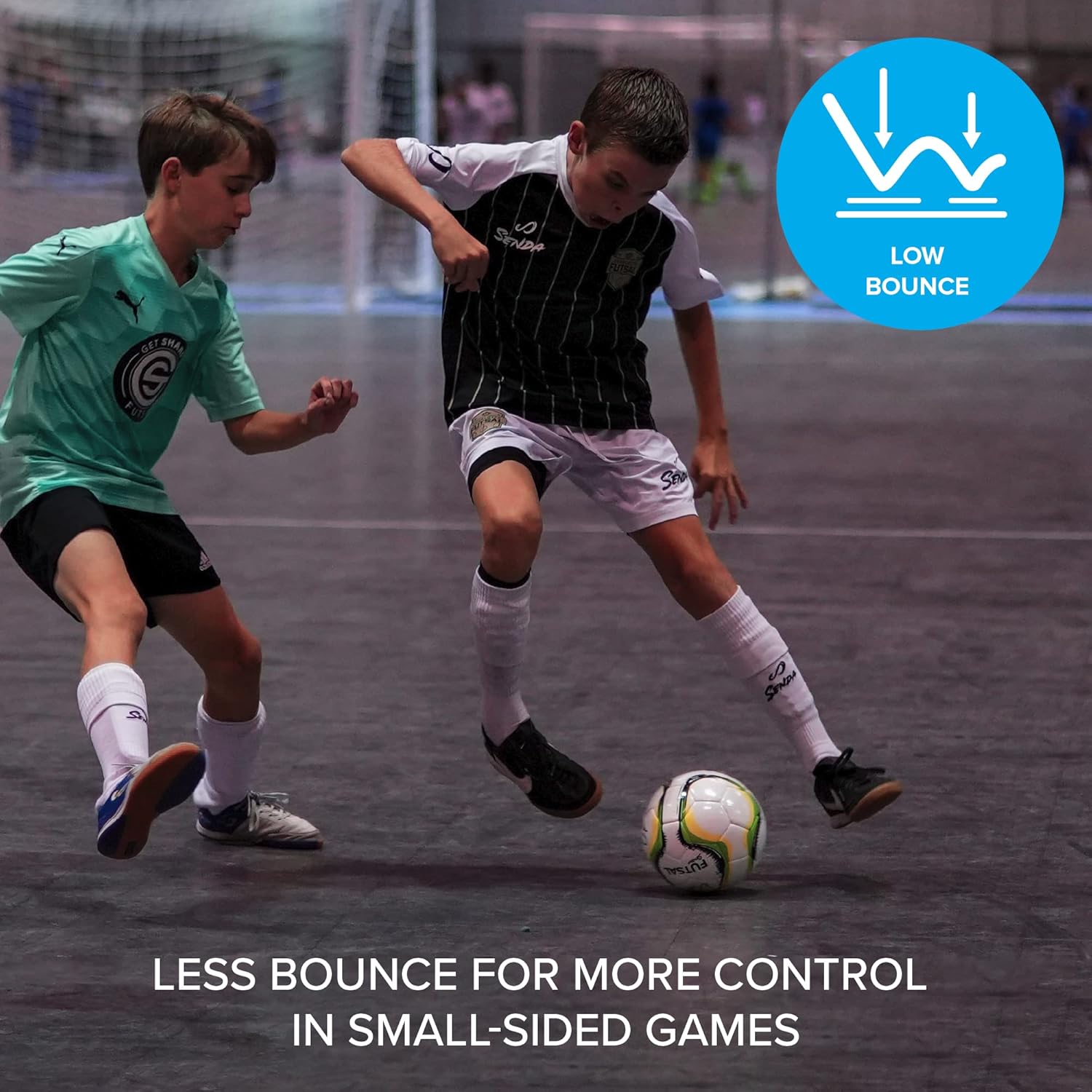 Senda Rio Premium Training Low-Bounce Futsal Ball, Fair Trade Certified - Image 3