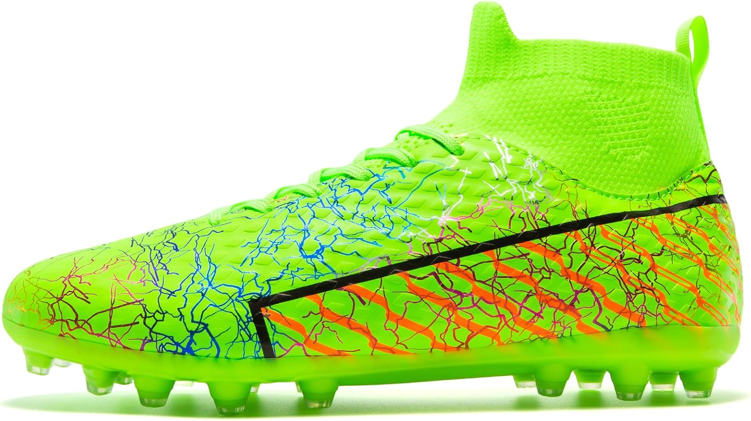 Youth Soccer Cleats - Lightweight High-Top Football Boots for Training - Image 3