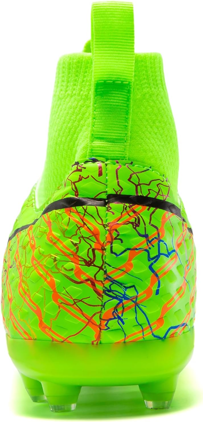 Youth Soccer Cleats - Lightweight High-Top Football Boots for Training - Image 4