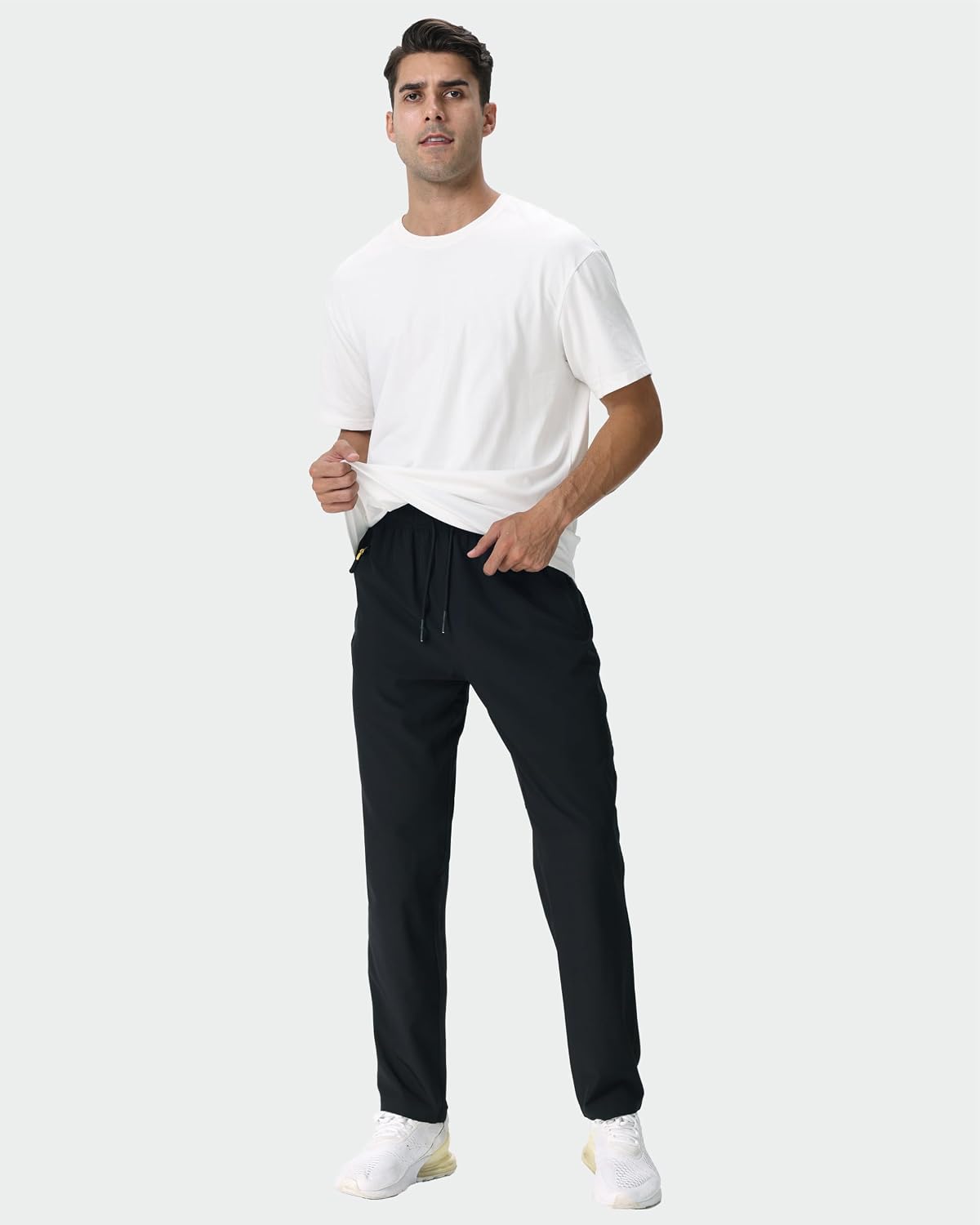 Rapoo Mens Lightweight Hiking Pants Quick Dry Stretch Joggers for Running Workout Casual - Image 5