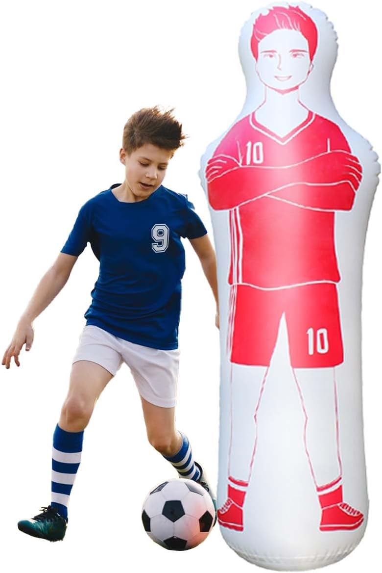 ZHUYNXIR Inflatable Soccer Dummy, Soccer Training Equipment, Inflatable Dummy Goalkeepr Air Mannequin Free Kick Wall Goalkeeper Defender Training for Children Adults - Image 9