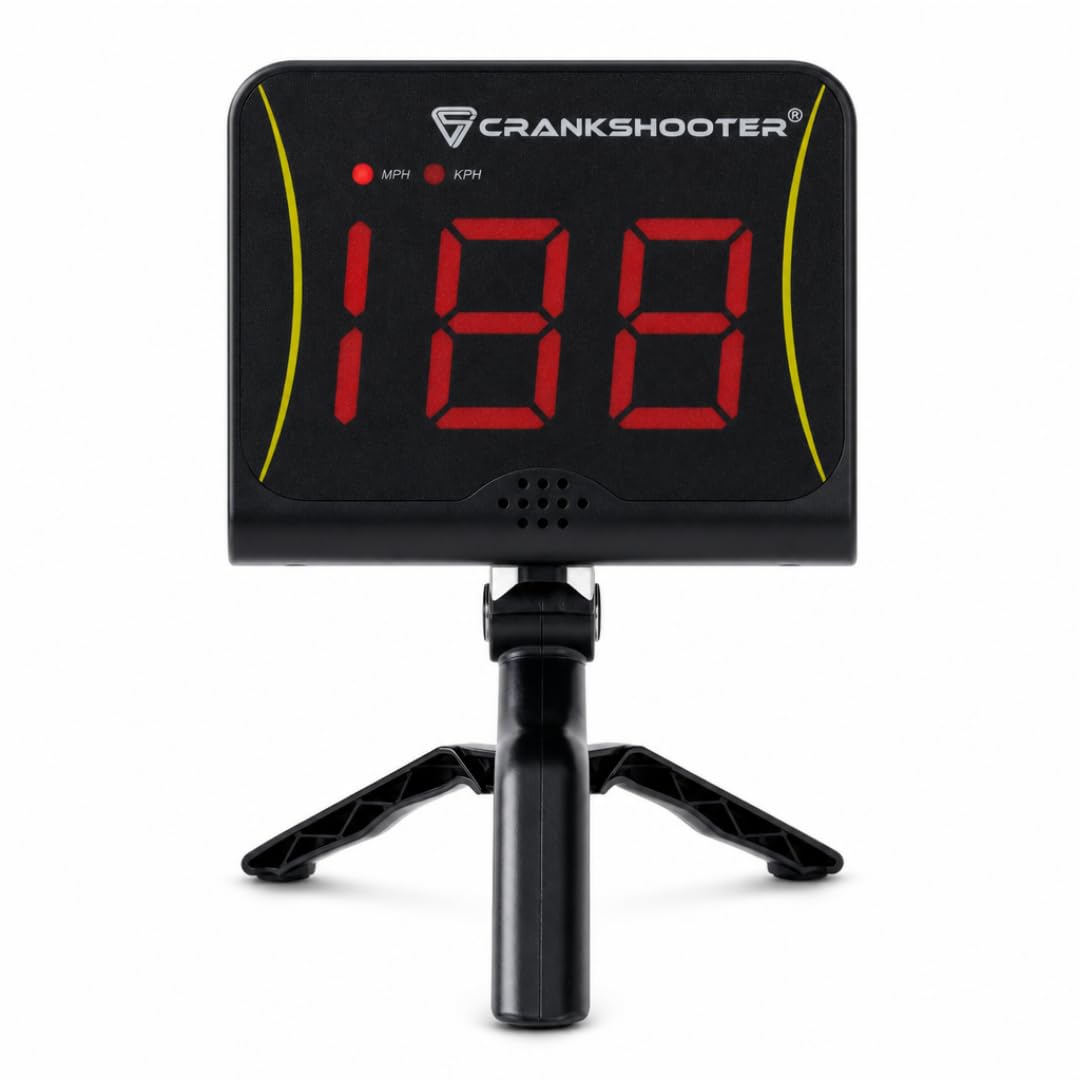 Radar - Shot Speed Radar with MPH and KPH Measurement - Free Standing Radar for Lacrosse, Baseball, Hockey, Soccer and More