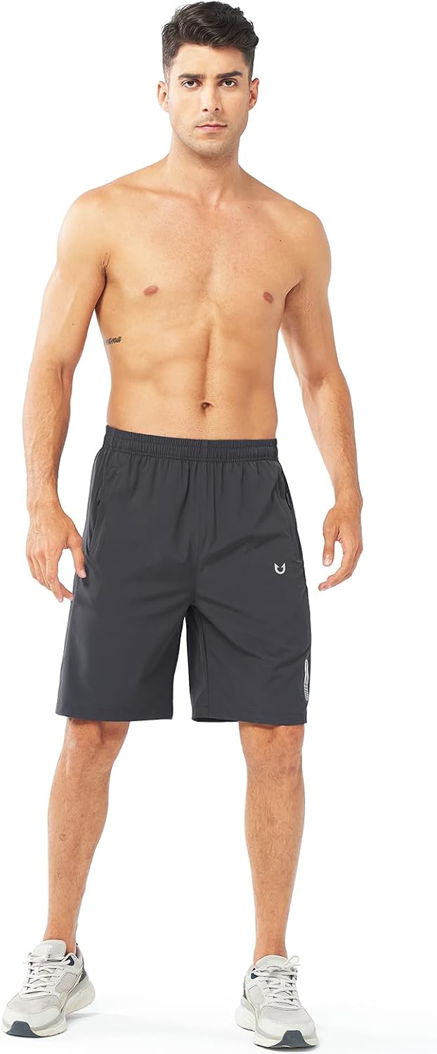 NORTHYARD Men's Athletic Running Shorts Gym Workout 7"/9"/5" Quick Dry Lightweight Sports Basketball Tennis 3 Zipper Pockets - Image 6