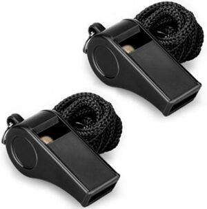Whistle, 2 Packs Plastic Sports Whi...