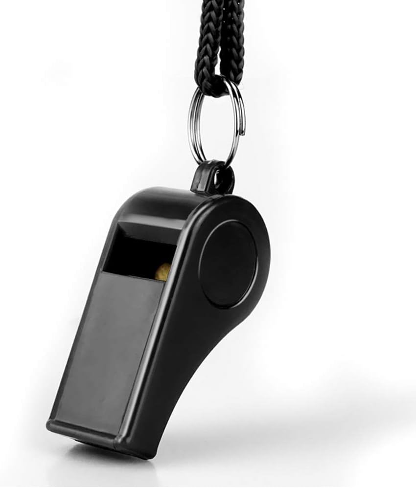 Whistle, 2 Packs Plastic Sports Whistles with Lanyard, Loud Crisp Sound Whistle Ideal for Coaches, Referees, and Officials - Image 5