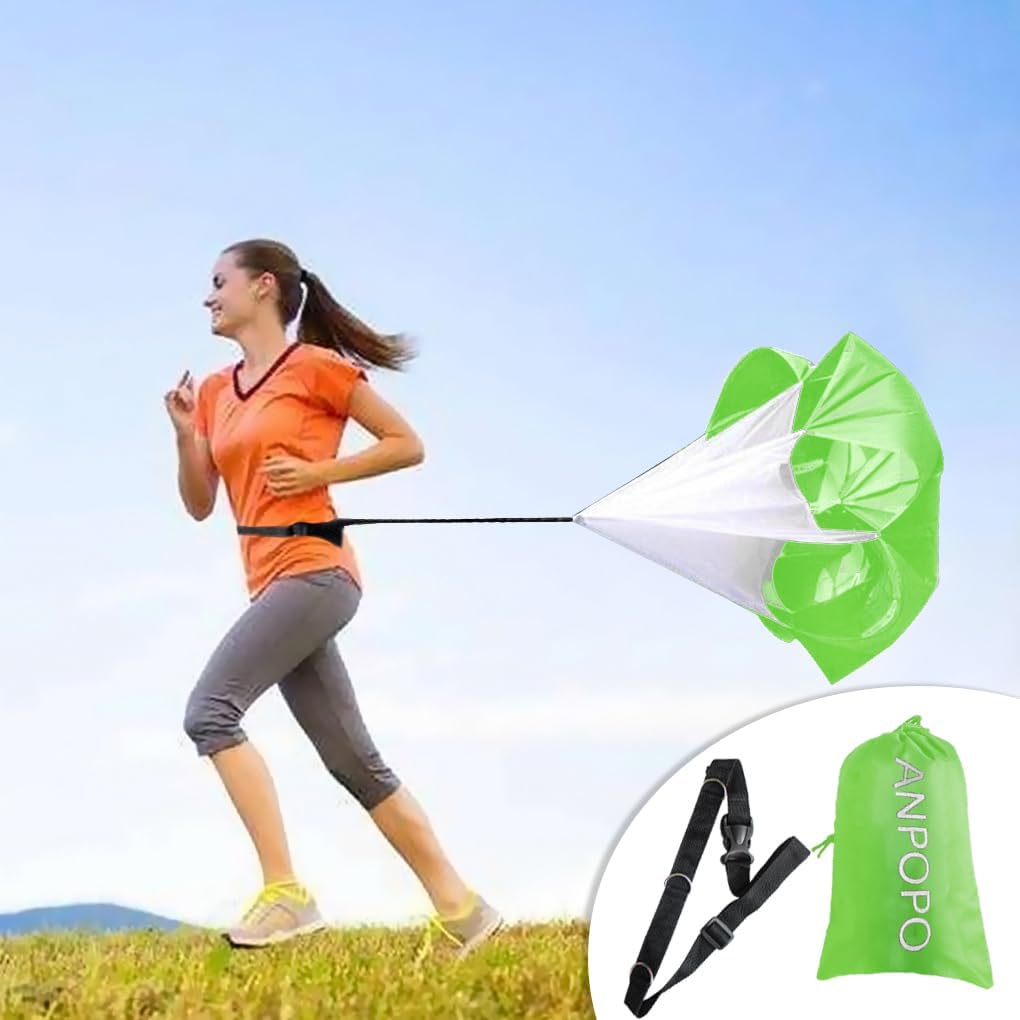Bfsmile Running Speed Training 56" Parachute with Adjustable Strap, Free Carry Bag. Speed Chute Resistance Running Parachute for Kids Youth and Adults - Image 2