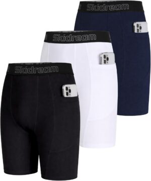 3 Pack Boys’ Compression Shor...