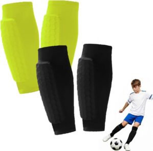 Soccer Shin Guards-2 Pairs Shin Pad...