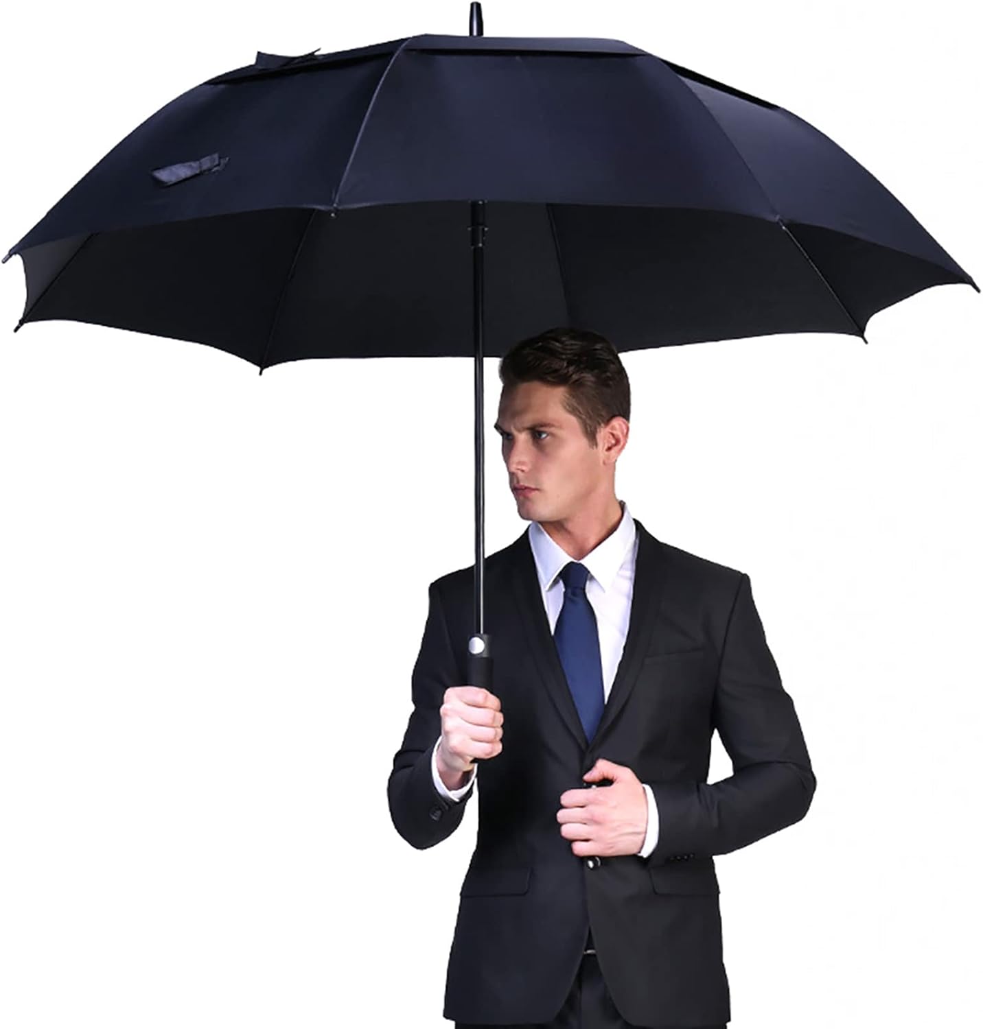 G4Free 47/54/62/68/72 Inch Golf Umbrella Windproof Auto Open Large Umbrella | Oversized Stick Umbrella, Extra Large, Vented Double Canopy, Waterproof 210T Pongee Fabric, Fiberglass Frame, EVA Foam Handle - Image 8