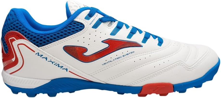 Joma Men’s Soccer Cleats Turf (TF), US Size 6.5-12, Synthetic Upper, Durability Rubber Outsole, Aguila 2309 Model, Turf Traction Sole
